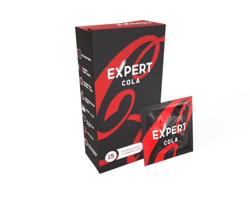 Презервативы с ароматом колы Expert Cola - 15 шт. фото 2 Презервативы с ароматом колы Expert Cola - 15 шт. фото 2