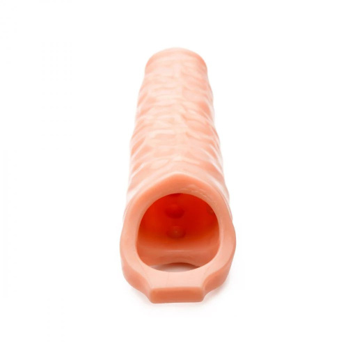 Телесная насадка-удлинитель 3 Inch Extender Sleeve - 27,3 см. фото 2