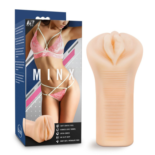 Телесный мастурбатор-вагина M for Men Minx фото 3