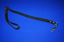 Подшитый кожаный поводок  Привязь любви-2  - 75 см.