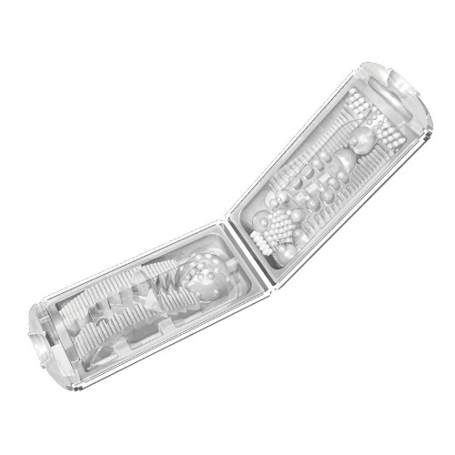Белый мастурбатор FLIP HOLE WHITE фото 3