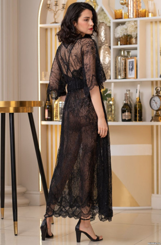 Длинный кружевной пеньюар Susanna фото 2