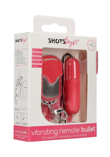 Розовая вибропуля Remote Vibrating Bullet фото 2
