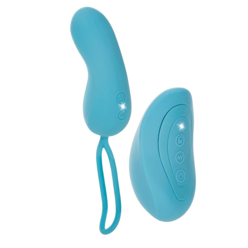 Бирюзовое виброяйцо Remote Teaser с пультом ДУ