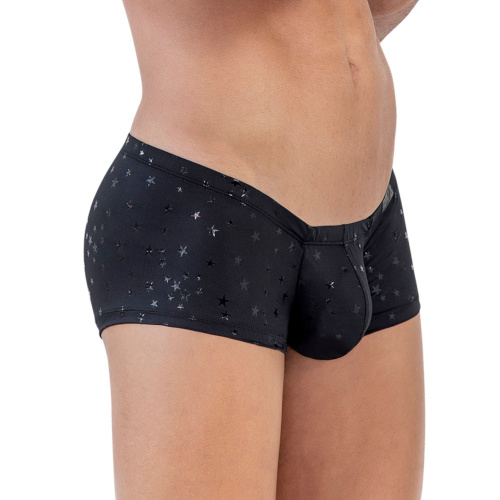 Черные трусы-хипсы со звездочками Illusion Latin Boxer фото 2