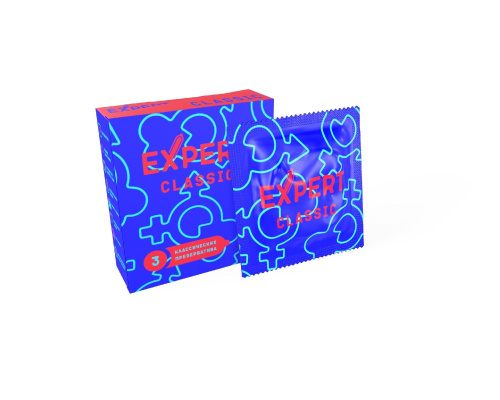 Классические презервативы Expert Classic - 3 шт. Классические презервативы Expert Classic - 3 шт.