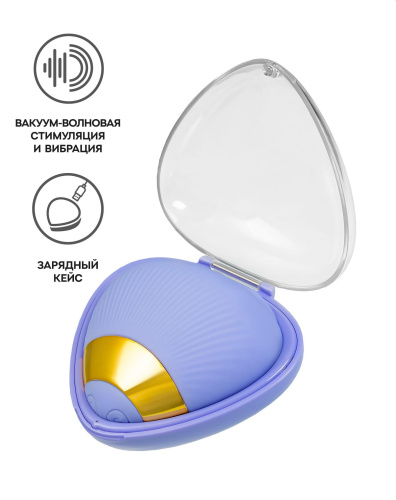 Сиреневый вибратор Crasatell с вакуум-волновой стимуляцией фото 2 Сиреневый вибратор Crasatell с вакуум-волновой стимуляцией фото 2