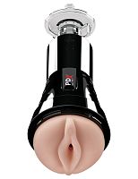 Телесный вибромастурбатор-вагина Cock Compressor Vibrating Stroker