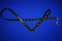 Подшитый кожаный поводок  Привязь любви-1