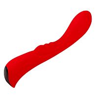 Красный вибромассажер 6  Silicone G-Spot Fun - 19,1 см. Красный вибромассажер 6  Silicone G-Spot Fun - 19,1 см.