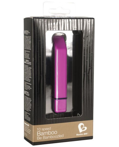 Розовая вибропуля со скошенным кончиком Bamboo фото 2 Розовая вибропуля со скошенным кончиком Bamboo фото 2