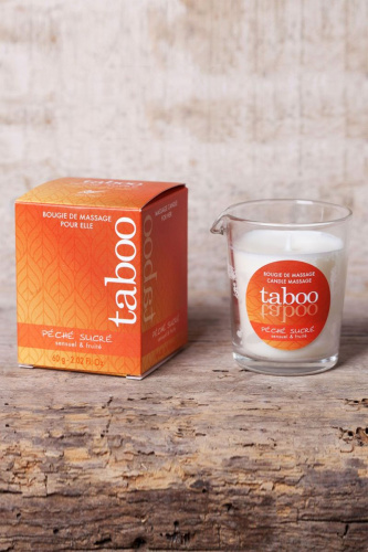 Массажное аромамасло с афродизиаками для женщин RUF Taboo Peche sucre - 60 гр. фото 5