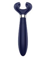 Синий вибромассажер для пар Satisfyer Endless Fun