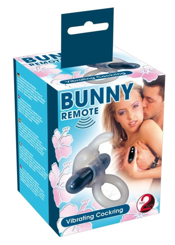 Эрекционное виброкольцо Bunny Remote Cockring с пультом ДУ фото 3 Эрекционное виброкольцо Bunny Remote Cockring с пультом ДУ фото 3