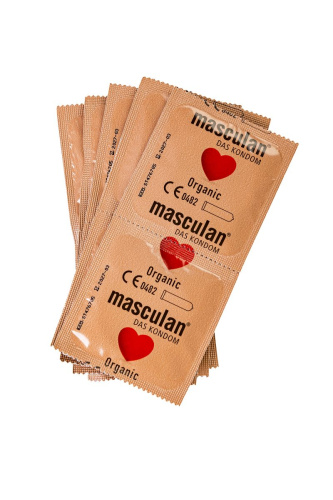 Экологически чистые презервативы Masculan Organic - 10 шт. фото 6