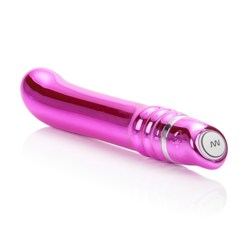 Розовый вибратор 7-Function Precious Metal Jewels - 16 см. фото 3