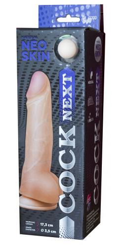 Фаллоимитатор с мошонкой COCK NEXT 6  - 20,5 см. фото 2