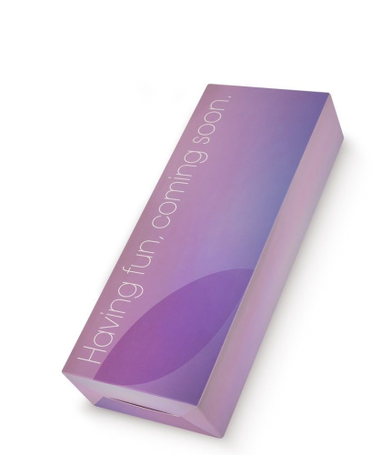 Фиолетовый клиторальный стимулятор Snello с функцией вибратора - 19,6 см. фото 3