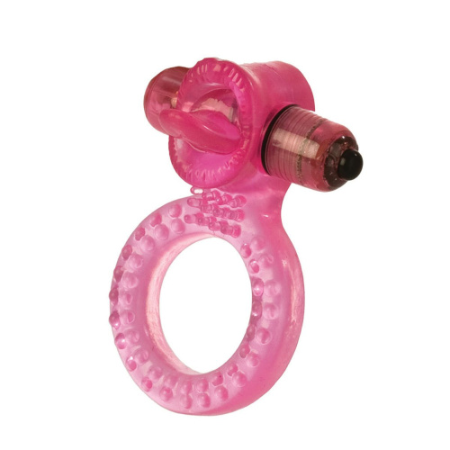 Кольцо с вибрацией Teaser Tongue