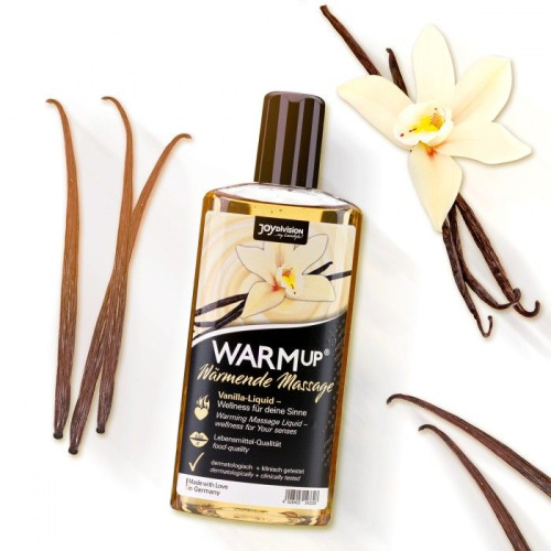 Массажное масло с ароматом ванили WARMup vanilla - 150 мл. фото 2
