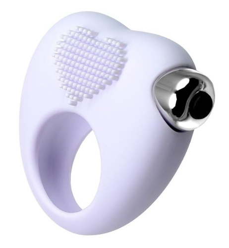 Белое виброкольцо для продления полового акта JOS MOYS Белое виброкольцо для продления полового акта JOS MOYS