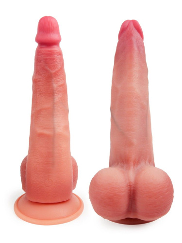 Телесный вибратор-реалистик на присоске - 30 см. фото 3 Телесный вибратор-реалистик на присоске - 30 см. фото 3