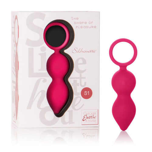 Красный анальный вибромассажер Silhouette S1 - 9 см. фото 5