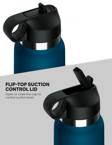Мастурбатор-вагина в синей колбе F*ck Flask фото 5