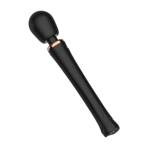 Черный жезловый вибромассажёр Pixey Aquawand - 32 см. фото 2