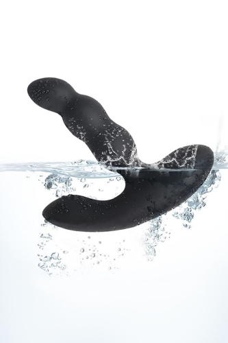 Черный силиконовый стимулятор простаты Levett Nitoc с пультом ДУ фото 4