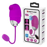 Лиловое интерактивное виброяйцо Kaila