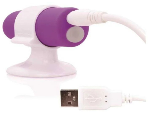 Гладкий мини-вибратор Charged Positive - 10 см. фото 5