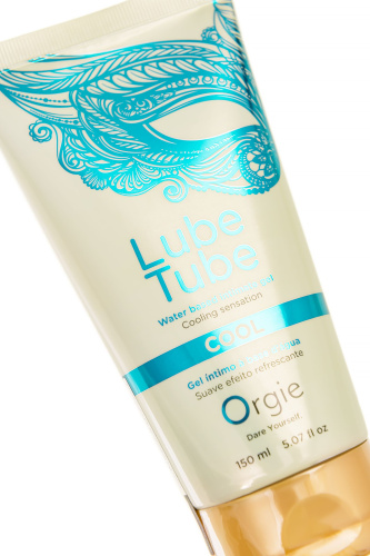 Интимный гель на водной основе Lube Tube Cool с охлаждающим эффектом - 150 мл. фото 7