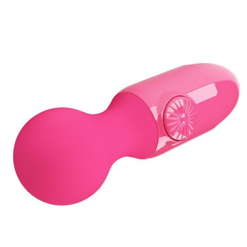 Розовый мини-вибратор с шаровидной головкой Mini Stick фото 2