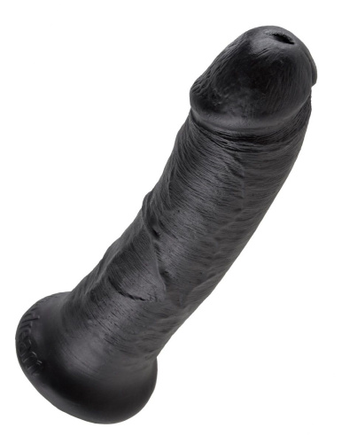 Чёрный фаллоимитатор 8  Cock - 20,3 см. фото 2
