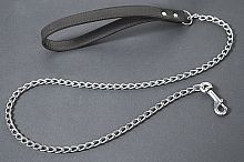 Подшитый цепной поводок  Привязь любви  - 90 см.