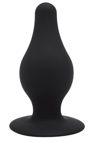 Черная средняя анальная пробка SileXD - 9,3 см. Черная средняя анальная пробка SileXD - 9,3 см.