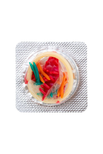 Презерватив с пучками усиков  Стимулирующая штучка №2  - 1 шт. фото 3