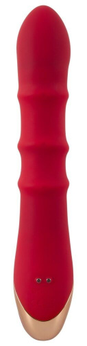 Красный вибратор-кролик с 3 подвижными кольцами Rabbit Vibrator with 3 Moving Rings - 23,7 см. фото 4 Красный вибратор-кролик с 3 подвижными кольцами Rabbit Vibrator with 3 Moving Rings - 23,7 см. фото 4