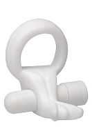 Белое виброкольцо Lily