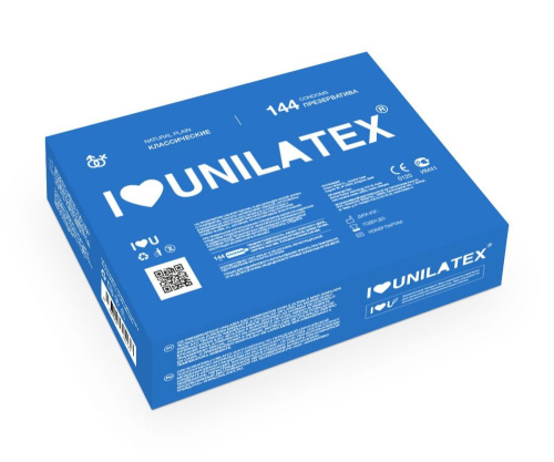 Классические презервативы Unilatex Natural Plain - 144 шт. Классические презервативы Unilatex Natural Plain - 144 шт.