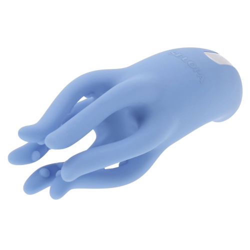 Голубой вибромассажёр Tentacle Tickler фото 6