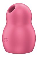 Малиновый вакуумный стимулятор клитора Satisfyer Pro To Go 1