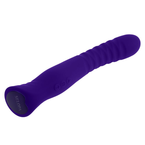 Фиолетовый вибростимулятор Trixxxie - 22,2 см. фото 4