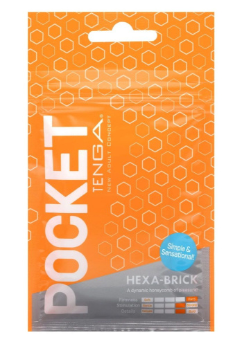 Карманный мастурбатор HEXA-BRICK Карманный мастурбатор HEXA-BRICK