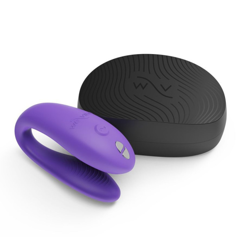 Фиолетовый вибромассажер для пар We-Vibe Sync Go фото 2