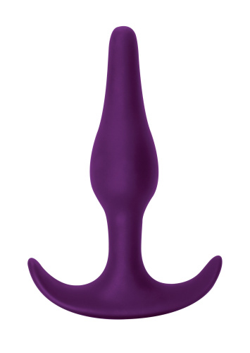 Фиолетовая анальная пробка Starter - 10,5 см. фото 2