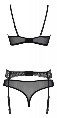 Пикантный комплект белья Zinnia с поясом для чулок фото 4