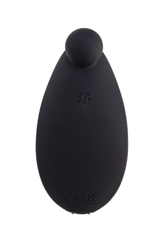 Черный вибростимулятор клитора Satisfyer Spot On 2 фото 3