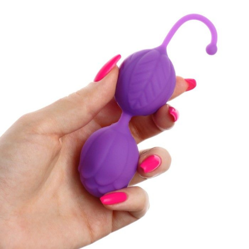 Фиолетовые вагинальные шарики «Оки-Чпоки» фото 6
